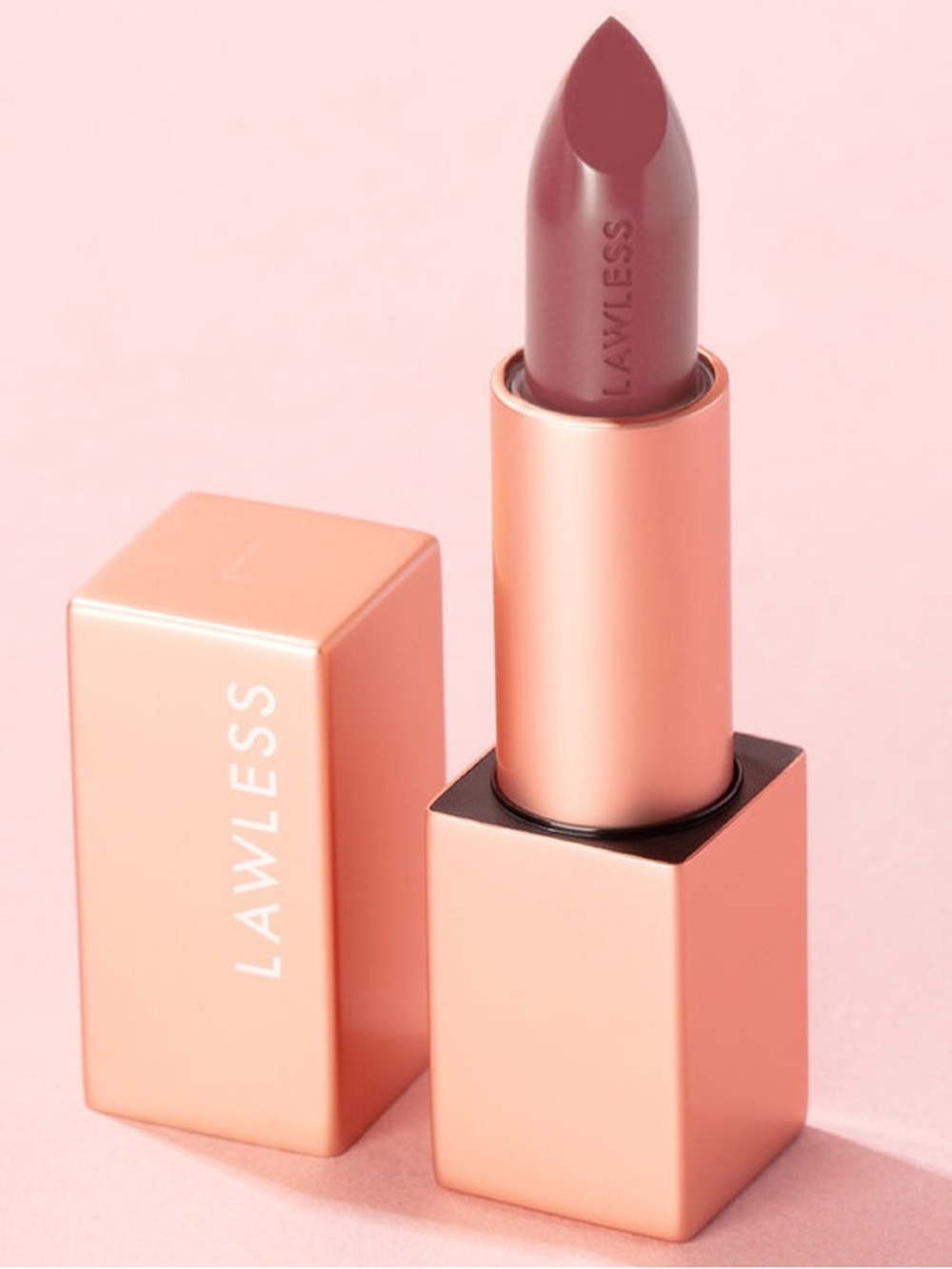 NIB LAWLESS FORGET THE FILLER LIP-PLUMPING LINE-SMOOTHING SATIN CREAM LIPSTICK
